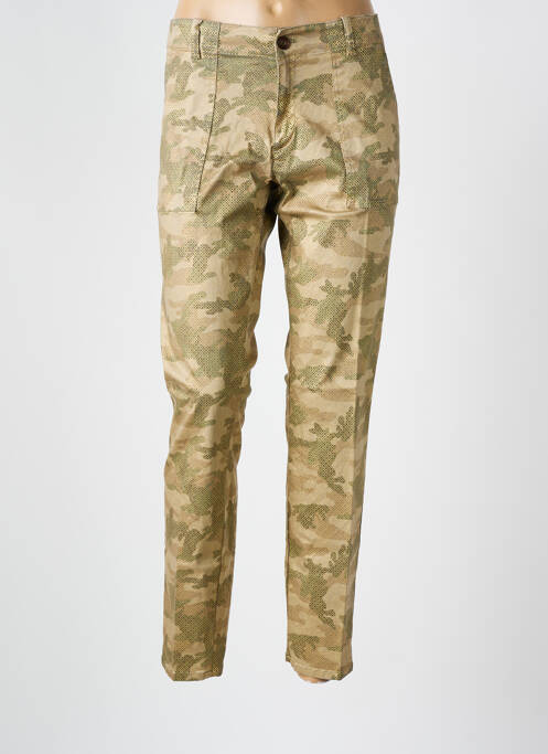 Pantalon chino tissage popeline taille normale or MASON'S femme