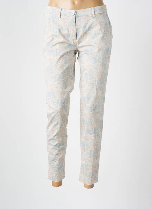 Pantalon chino tissage popeline taille normale beige MASON'S femme