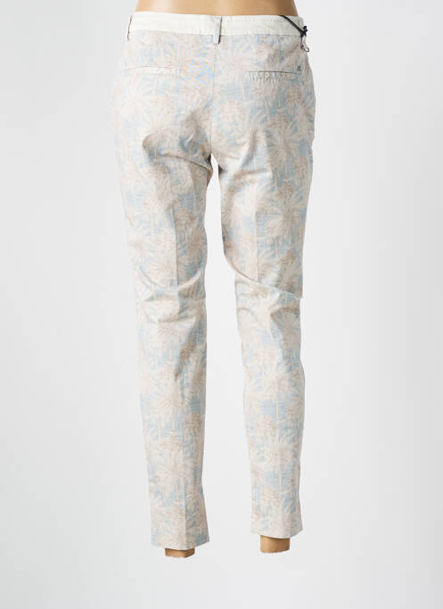 Pantalon chino tissage popeline taille normale beige MASON'S femme