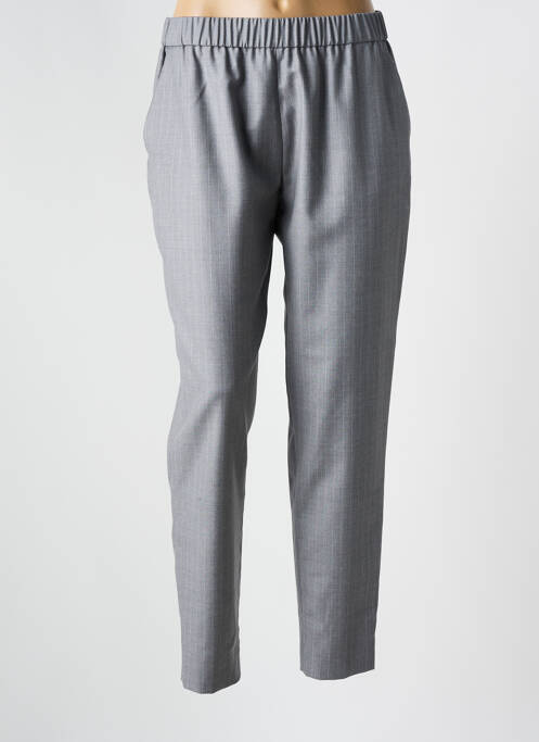 Pantalon droit gris FABIANA FILIPPI pour femme