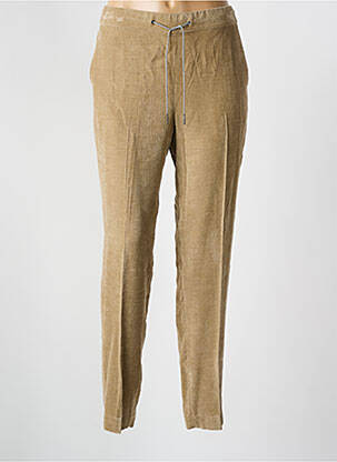 Pantalon slim taille élastique taille normale marron FABIANA FILIPPI femme