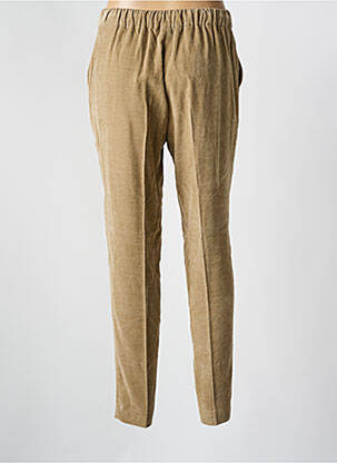 Pantalon slim taille élastique taille normale marron FABIANA FILIPPI femme