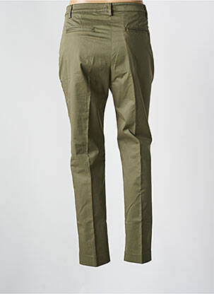 Pantalon chino tissage popeline taille normale vert ASPESI femme