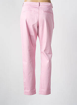 Pantalon chino tissage popeline taille normale rose HUGO BOSS femme