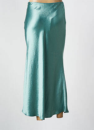 Jupe longue fermeture zip latéral vert HUGO BOSS femme