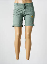 Short fermeture zippée sous rabat boutonné taille normale vert MASON'S femme