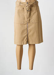 Jupe mi-longue beige HUGO BOSS pour femme seconde vue