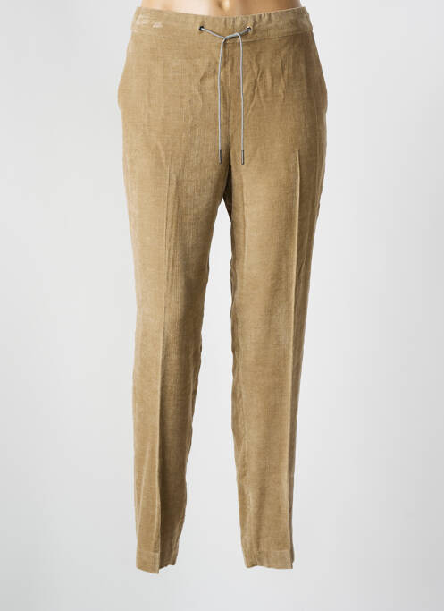 Pantalon slim taille élastique taille normale marron FABIANA FILIPPI femme