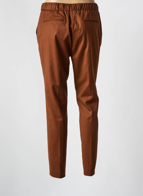 Pantalon slim taille élastique taille normale marron FABIANA FILIPPI femme