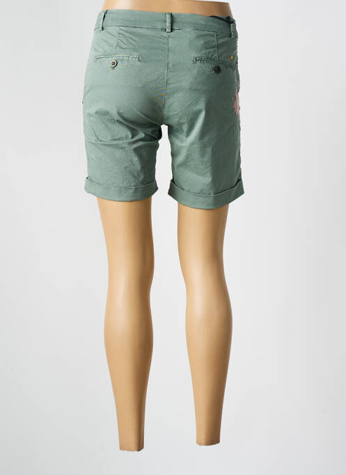 Short fermeture zippée sous rabat boutonné taille normale vert MASON'S femme