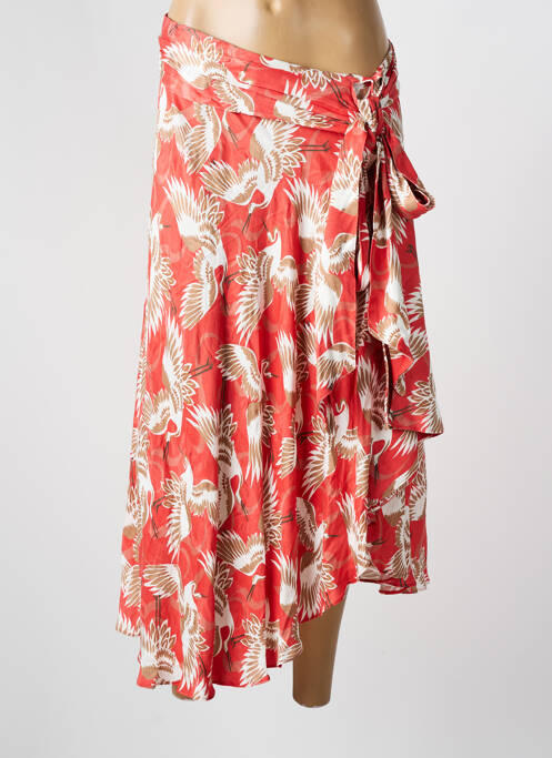 Jupe longue rouge HUGO BOSS pour femme