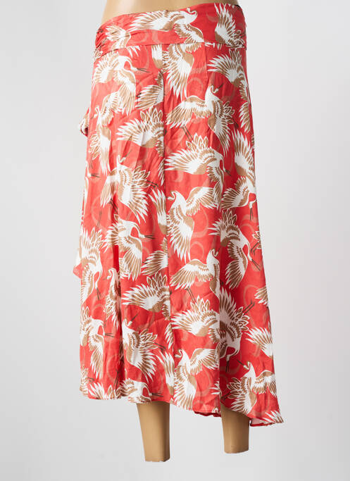 Jupe longue rouge HUGO BOSS pour femme