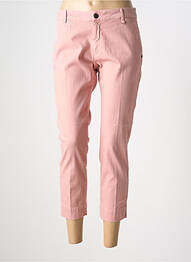 Pantalon 7/8 stretch taille normale rose MASON'S femme