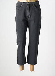 Jeans coupe droite stretch taille normale noir HUGO BOSS femme