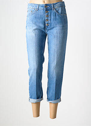 Jeans coupe slim stretch taille haute bleu DONDUP femme