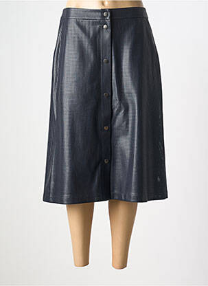 Jupe mi-longue coupe évasée bleu HUGO BOSS femme