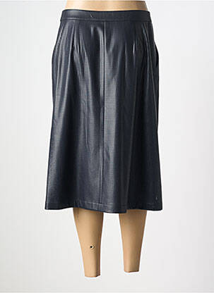 Jupe mi-longue coupe évasée bleu HUGO BOSS femme
