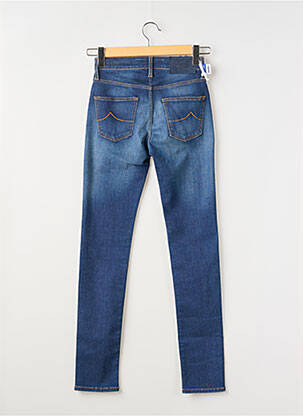 Jeans coupe slim stretch taille haute bleu JACOB COHEN femme