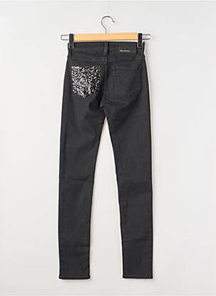 Jeans coupe slim stretch taille normale noir KARL LAGERFELD femme