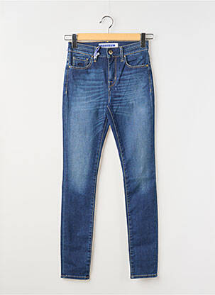 Jeans coupe slim stretch taille haute bleu JACOB COHEN femme