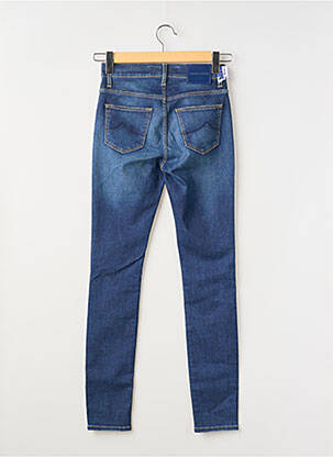 Jeans coupe slim stretch taille haute bleu JACOB COHEN femme
