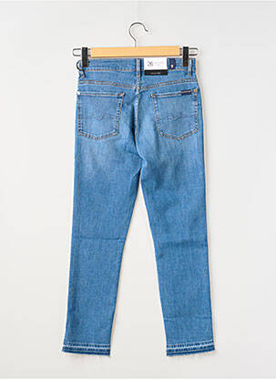 Jeans coupe slim stretch taille normale bleu 7 FOR ALL MANKIND femme