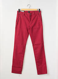 Pantalon chino tissage popeline taille normale rouge HUGO BOSS homme