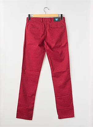 Pantalon chino tissage popeline taille normale rouge HUGO BOSS homme