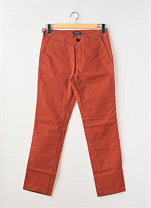 Pantalon chino tissage popeline taille normale orange PAUL SMITH homme