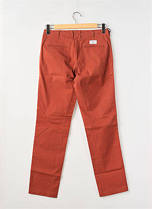 Pantalon chino tissage popeline taille normale orange PAUL SMITH homme