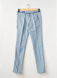 Pantalon chino tissage popeline taille normale bleu MASON'S femme