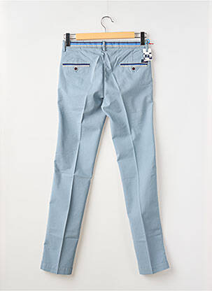 Pantalon chino tissage popeline taille normale bleu MASON'S femme