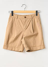 Short taille à pinces taille normale marron HUGO BOSS femme