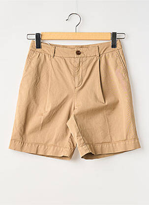 Short taille à pinces taille normale marron HUGO BOSS femme