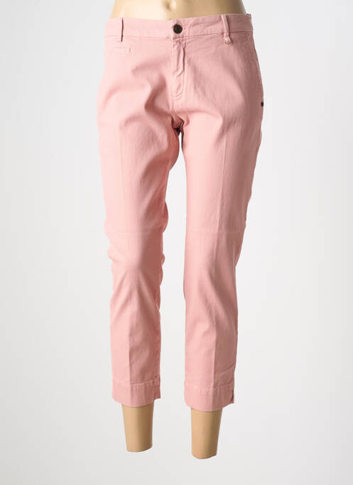 Pantalon 7/8 stretch taille normale rose MASON'S femme