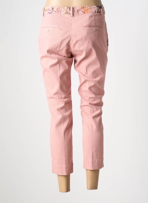 Pantalon 7/8 stretch taille normale rose MASON'S femme