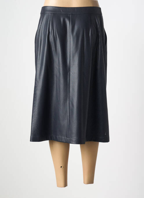 Jupe mi-longue coupe évasée bleu HUGO BOSS femme