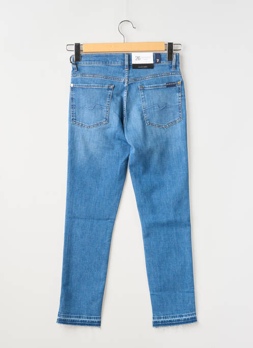 Jeans coupe slim stretch taille normale bleu 7 FOR ALL MANKIND femme