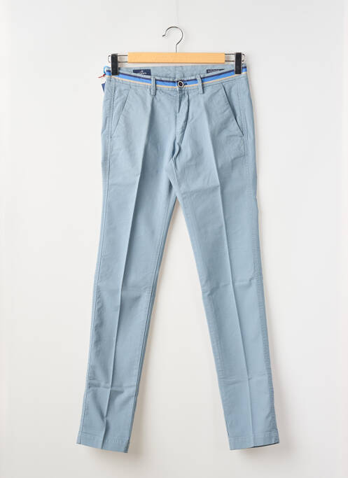 Pantalon chino tissage popeline taille normale bleu MASON'S femme