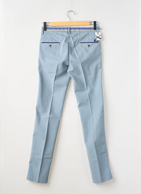 Pantalon chino tissage popeline taille normale bleu MASON'S femme