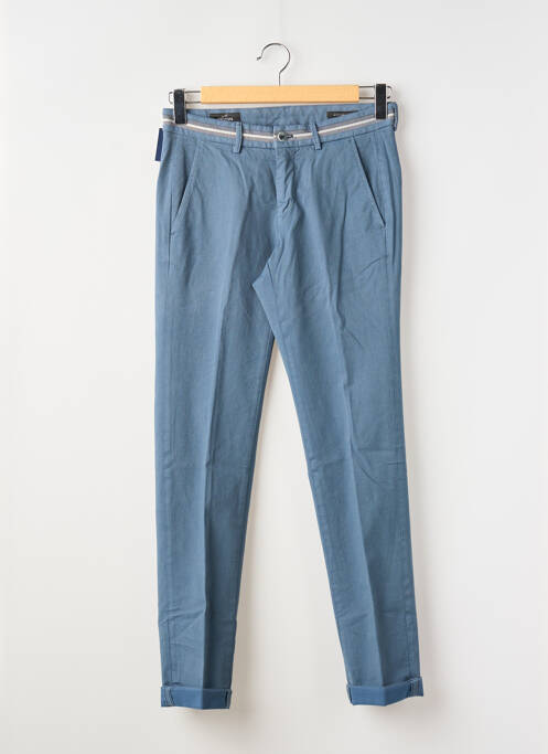 Pantalon chino tissage popeline taille normale bleu MASON'S femme