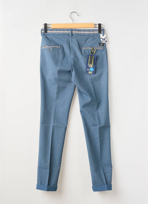 Pantalon chino tissage popeline taille normale bleu MASON'S femme