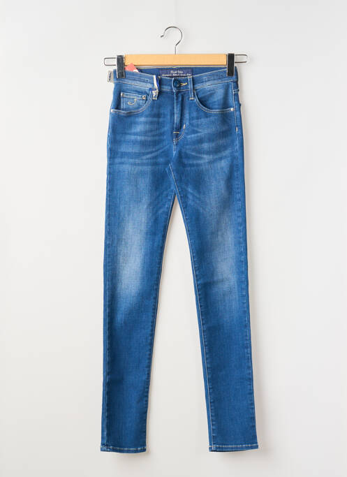 Jeans coupe slim stretch taille normale bleu JACOB COHEN femme