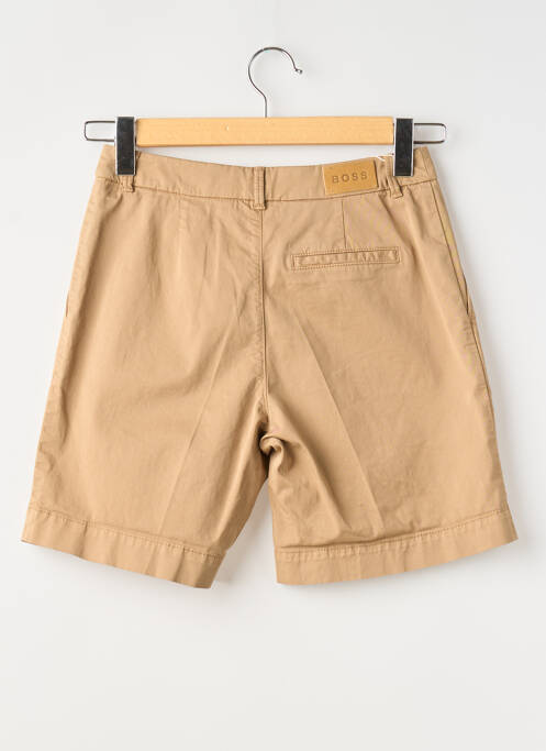 Short taille à pinces taille normale marron HUGO BOSS femme