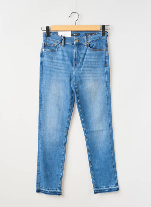 Jeans coupe slim bleu 7 FOR ALL MANKIND pour femme