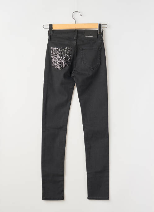 Jeans coupe slim noir KARL LAGERFELD femme