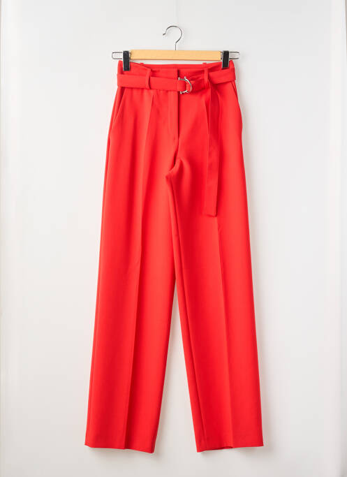 Pantalon droit rouge HUGO BOSS pour femme