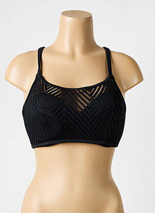 Haut de maillot de bain stretch noir FREYA femme