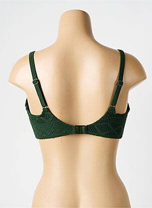 Haut de maillot de bain stretch haut soutien-gorge emboitant vert FREYA femme