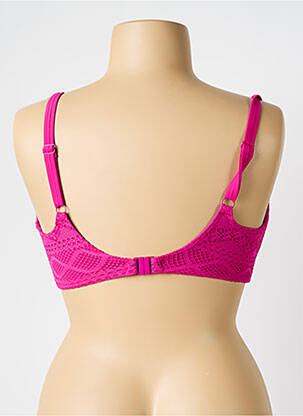 Haut de maillot de bain stretch haut soutien-gorge emboitant rose FREYA femme